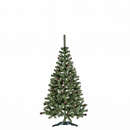 Aga Vánoční stromek 150 cm s šiškami 2DAZ721 - II. JAKOST