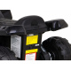 Dětská bateriová čtyřkolka Storm Black + 25W motor + MP3 USB + LED dioda