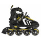 Sada kolečkových bruslí 4 v 1 Brusle pro děti Velikost 34-38 Žlutá