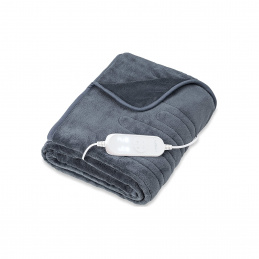 Tresko Elektrická vyhřívaná deka 160x120cm Šedá