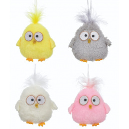 Dekorace k zavěšení kuře s velkýma očima