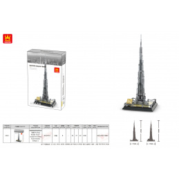 Sada Kostek Série Budovy Burj Khalifa 555ks.