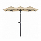 Linder Exclusiv Zahradní slunečník 300x150x220 cm Béžový