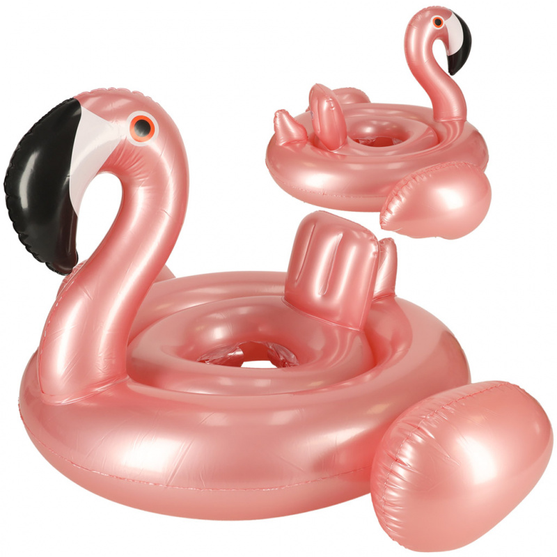 Aga Nafukovací kruh se sedátkem pro děti Flamingo