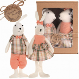 Pár zajíčků na Velikonoce v ozdobném balení