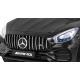Mercedes Benz GT baterie pro děti černá + dálkové ovládání + pomalý start + MP3 LED