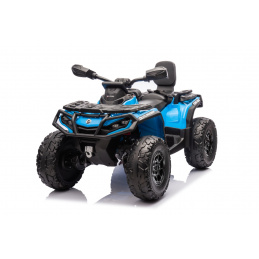 Quad Can Am Outlander ATV s pilotem Modrý