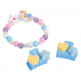 Sada Šperků Jednorožec Bílý Květ