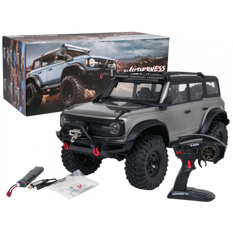 Auto R/C WILDERNESS 1:10 Šedé