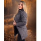 Versace 19.69 Dámský prošívaný kabát C68 Grey