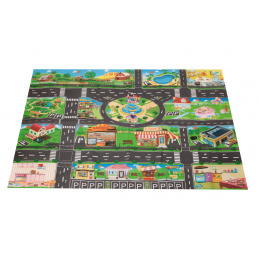 Aga Voděodolná barevná podložka 130x100cm Město