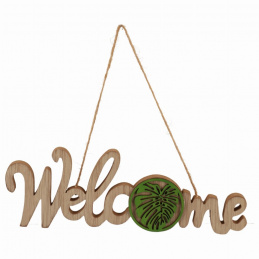 Dřevěná velikonoční dekorace k zavěšení