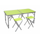 Aga Kempingový skládací set Zelený