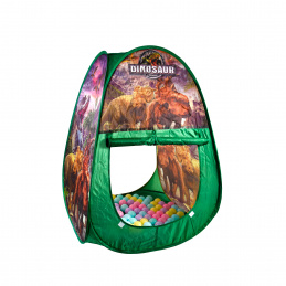 Aga4Kids Dětský hrací stan s míčky Dinosauři