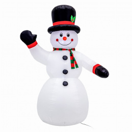 LED nafukovací sněhulák