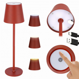 Stolní LED lampa 3 režimy svícení dotyková - bezdrátová