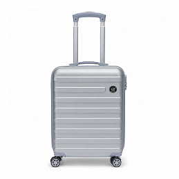 Linder Exclusiv Cestovní kufr 40x20x55 cm Světle šedý