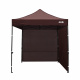 Aga Nůžkový stánek 3x3m Hnědý