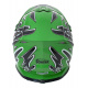 Zelená motocyklová helma Enduro
