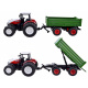 Traktor na dálkové ovládání + zelený přívěs RC0602
