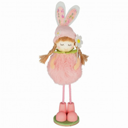 Látková holčička 18 cm velikonoční