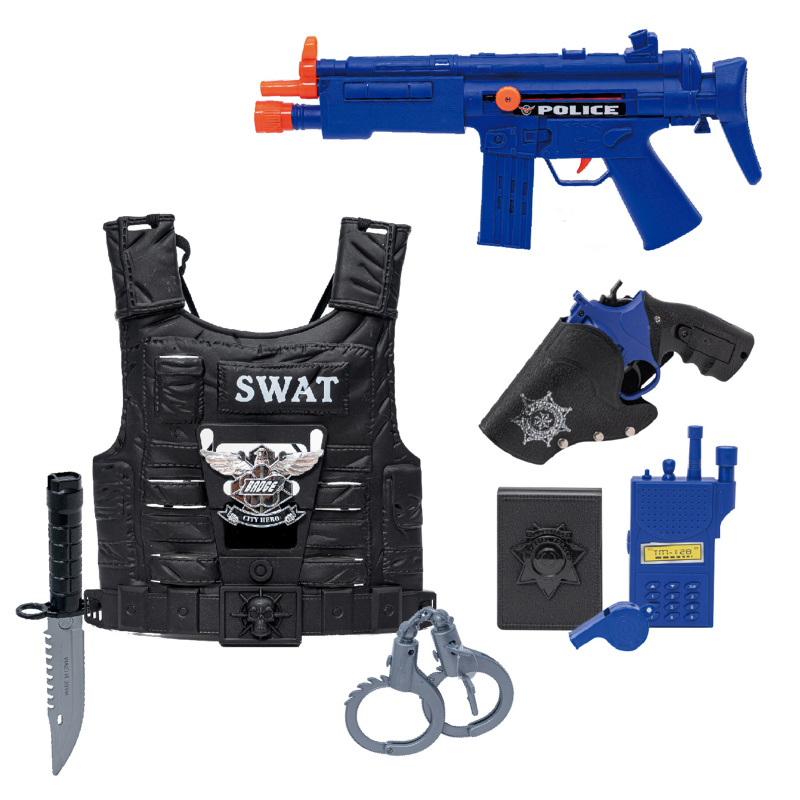 Aga4Kids Dětská policejní vesta s příslušenstvím