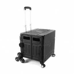 Aga Skládací box na kolečkách Černý 2DAZ418 - II. JAKOST