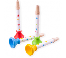 Bigjigs Toys Trumpetka hvězdičky 1 ks