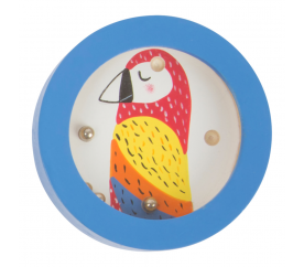 Zvířátkový minilabyrint s kuličkou 1 ks papoušek