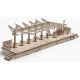 Ugears 3D dřevěné mechanické puzzle Železniční nástupiště