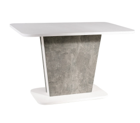 Signal Rozkládací jídelní stůl CALIPSO IN 110(145)X68 cm Bílý/Beton