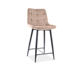 Signal Barová židle CHIC H-2 Velvet Béžová