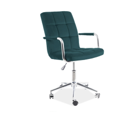 Signal Kancelářská židle Q-022 Velvet Zelená 78