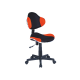 Signal Dětská židle Q-G2 Oranžová/Černá