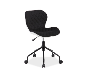 Signal Kancelářská židle Rino Černá/Bílá