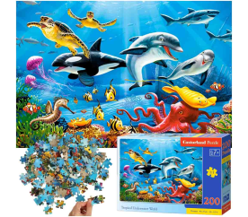 CASTORLAND Puzzle 200el. Tropický podmořský svět