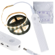LED pásek s detektorem pohybu napájený baterií USB 2M teplá bílá