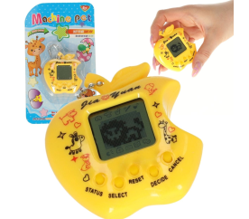 Hračka Tamagotchi elektronická hra jablko žlutá