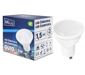 LED žárovka - GU10 - 1,5W - 145Lm - neutrální bílá