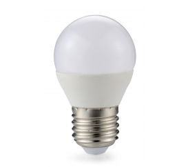LED žárovka - E27 - G45 - 1W - 85Lm - koule - neutrální bílá