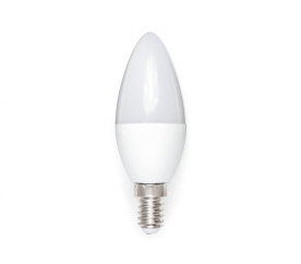 LED žárovka C37 - E14 - 8W - 655 lm - teplá bílá