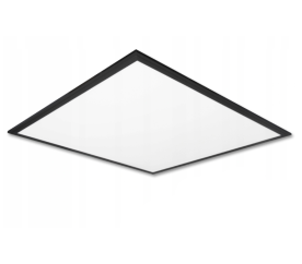 LED panel černý 60 x 60cm - 50W - 4700Lm - neutrální bílá