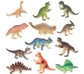 Figurky Dinosauři sada 12 ks 12-14 cm ISO