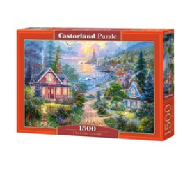 CASTORLAND puzzle 1500 dílků - Pobřežní bydlení