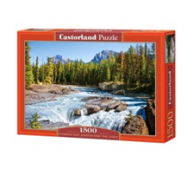 CASTORLAND puzzle 1500 dílků -  Řeka Athabasca, Národní park Jasper, Kanada