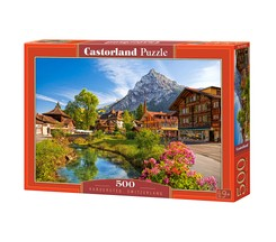 CASTORLAND Puzzle 500 dílků - Kandersteg, Švýcarsko