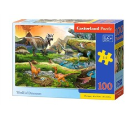 CASTORLAND puzzle 100 dílků - Svět dinosaurů