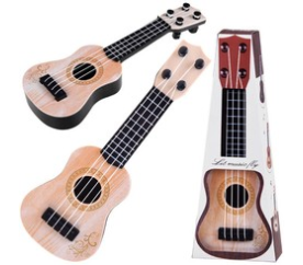 Mini kytara pro děti ukulele 25 cm IN0154 KR