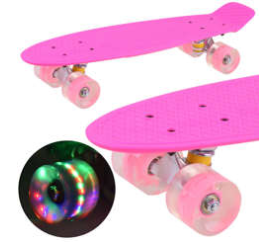 Fiszka se svítícími kolečky Skateboard SP0715