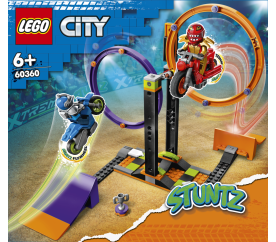 LEGO® City 60360 Kaskadérská výzva s rotujícími kruhy